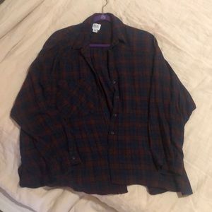 Urban oversized flannel